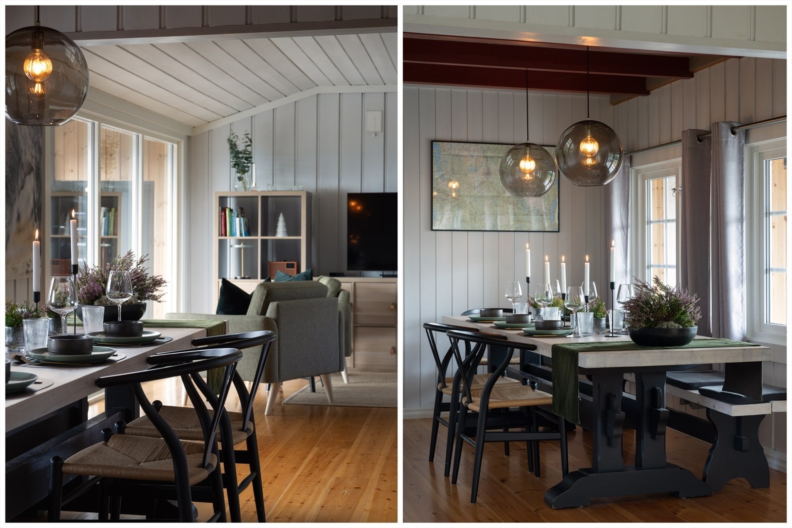 Spiseavdeling med plass til flere gjester. Galleribilde