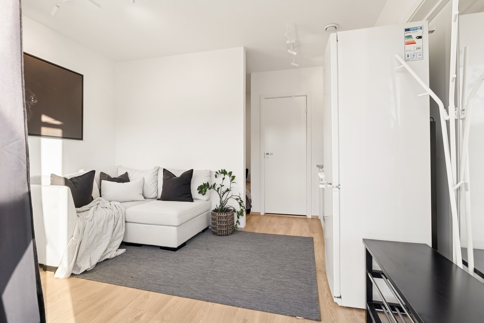 Her er det allrom, sovealkove, kjøkkenhjørne og bad. Galleribilde