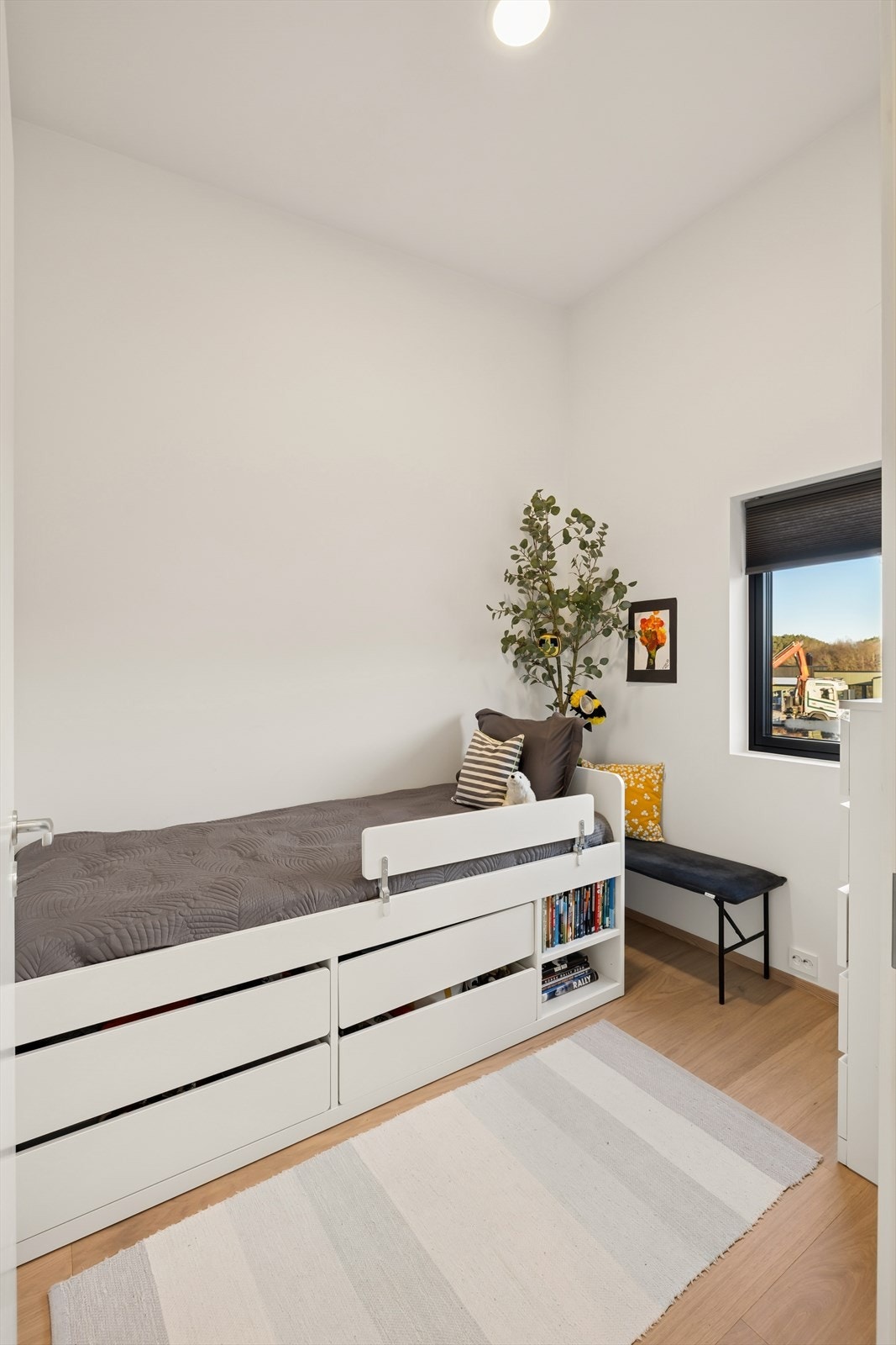 Det andre soverommet passer ypperlig som kontor, barnerom eller gjesterom. Galleribilde