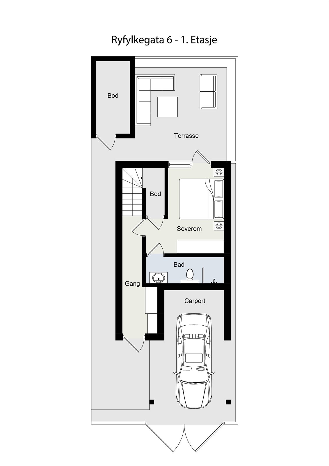 Ryfylkegata 6C venter på sine nye eiere - Meld deg på visning i dag! Galleribilde