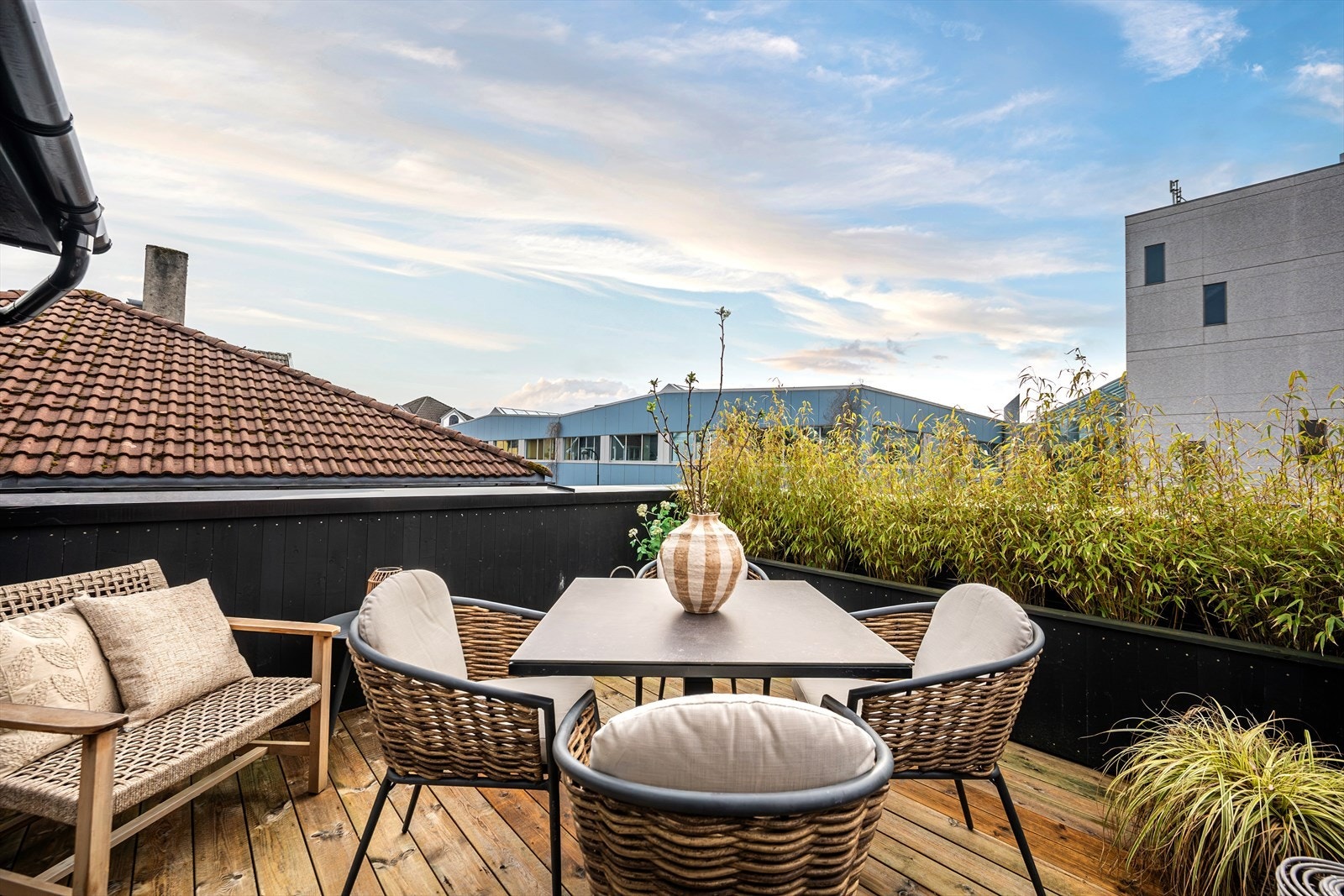 Her kan du nyte utsikten over nabolaget og de urbane omgivelsene. Galleribilde