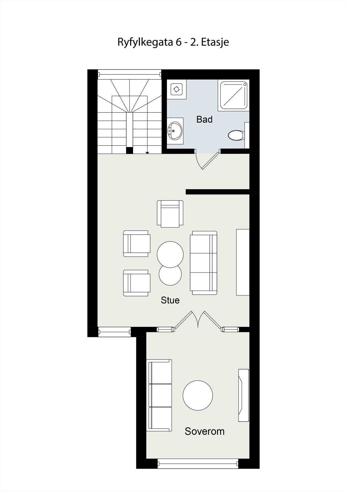 Plantegning 2. etasje. Galleribilde