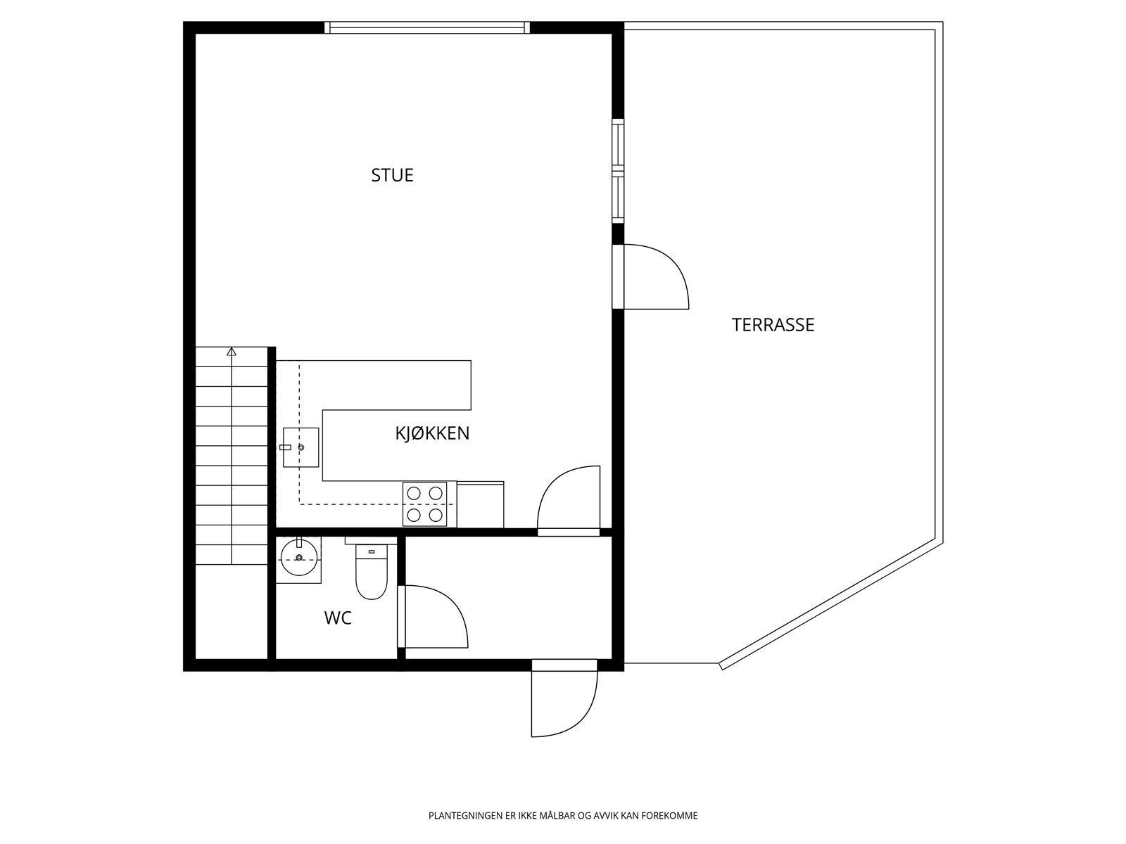 Plantegning 1.etg. Galleribilde
