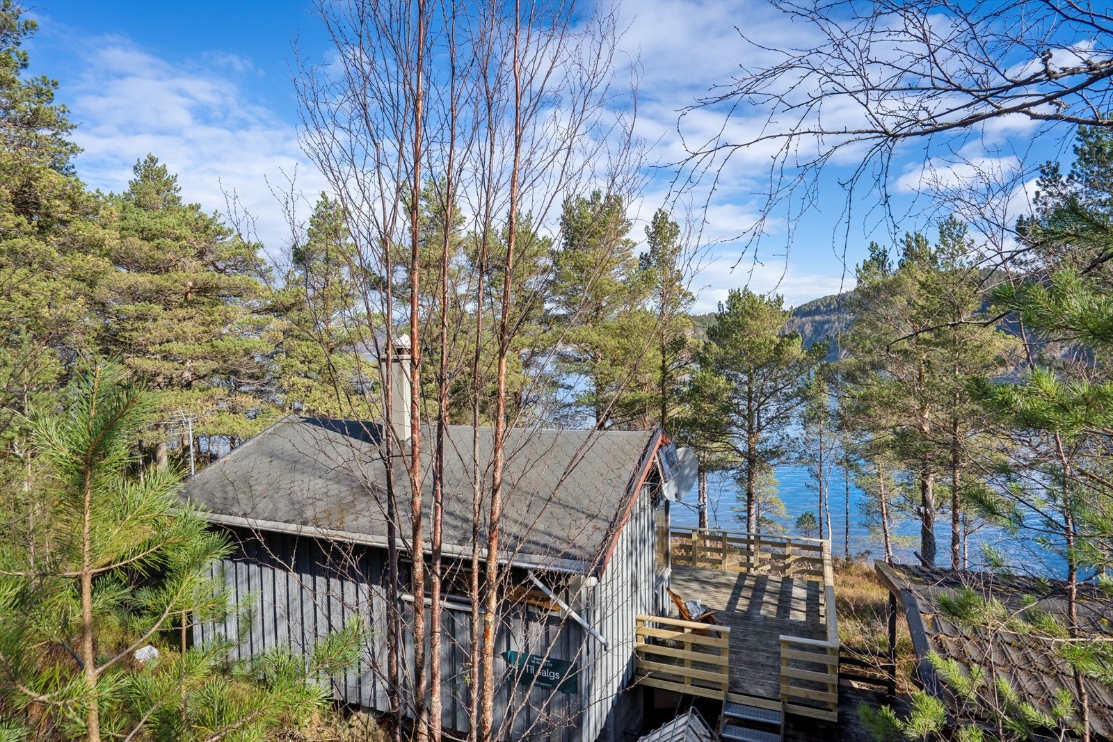 Fasade sett ovenfra. Galleribilde