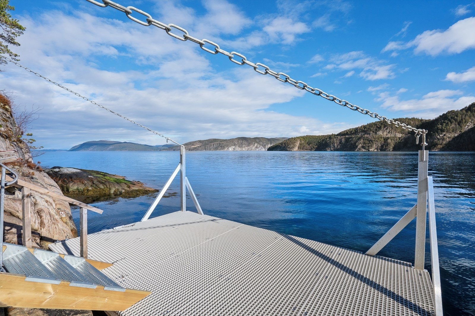 Brygge med utsikt Galleribilde