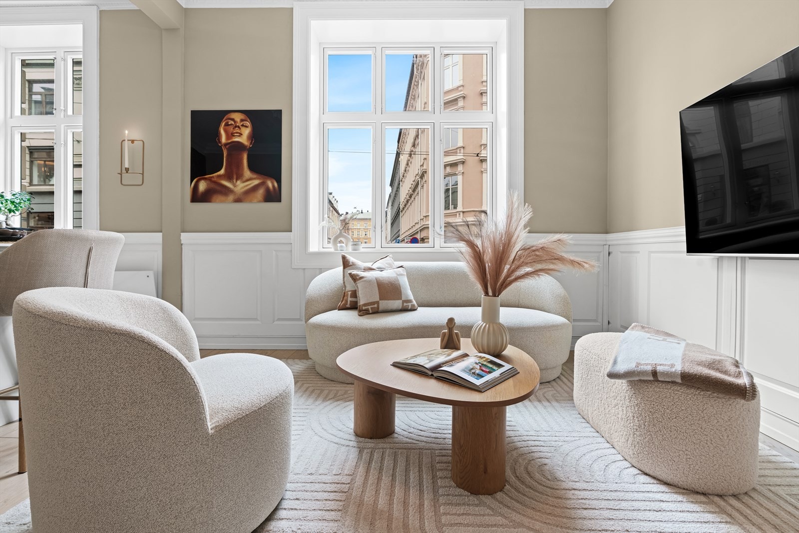 Samtlige vinduer i leiligheten er byttet ut vinteren 2025 i regi av sameiet. Galleribilde