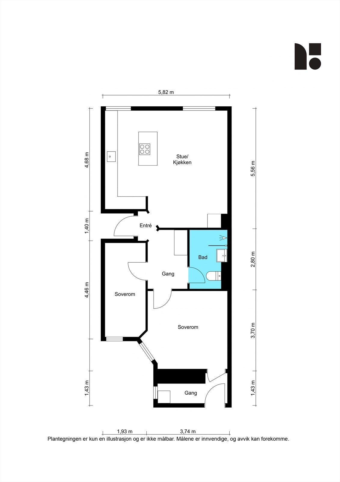 Plantegning. Galleribilde