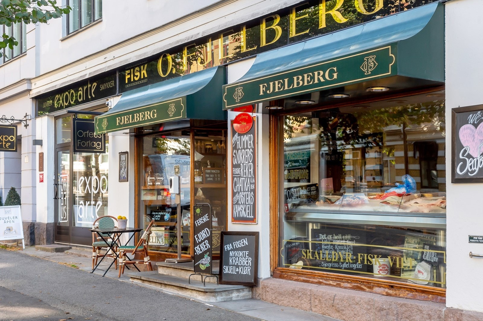 Det er flere nisjebutikker i området. Galleribilde