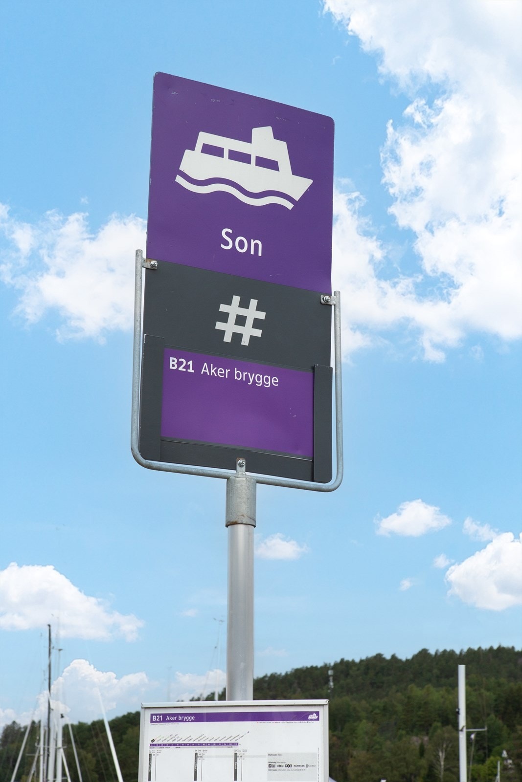 Det går ferge til Oslo fra Son sommerstid.jpg Galleribilde