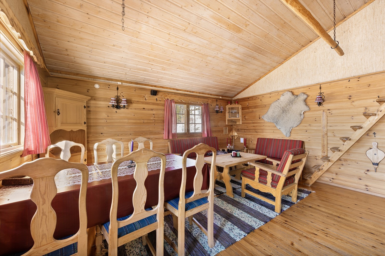 Et hyggelig rom å samles etter en fin dag ute! Galleribilde