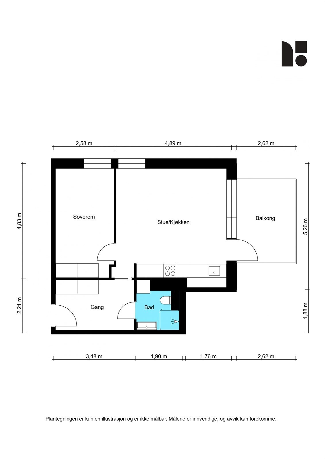 Plantegning Galleribilde