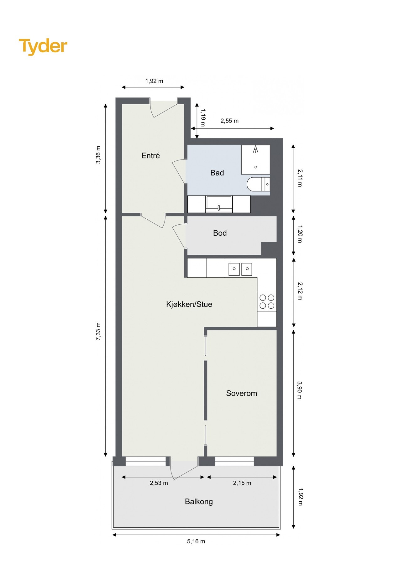 Plantegning Galleribilde