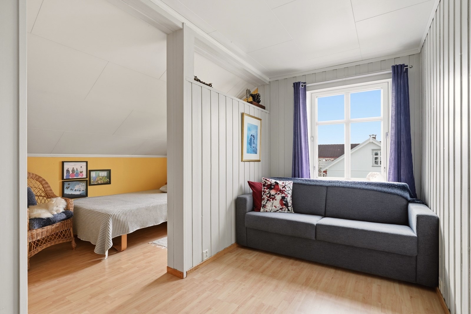 Innredet rom. Galleribilde