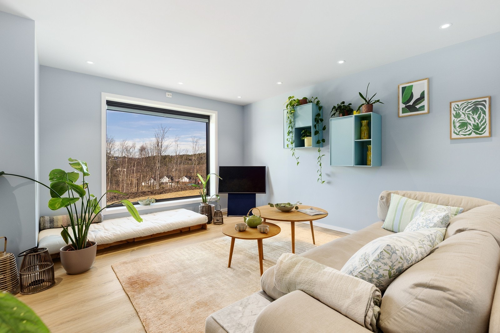 Godt med naturlig lysinnslipp fra vinduer Galleribilde