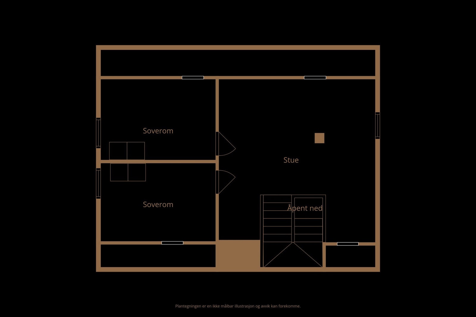 Plantegning av 2. etg. Galleribilde