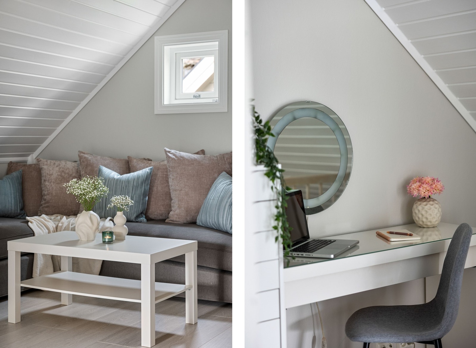 Den store stua åpner opp for mange muligheter - her kan man utvide med et ekstra soverom, bad eller toalettrom. Hva er ditt behov? Galleribilde