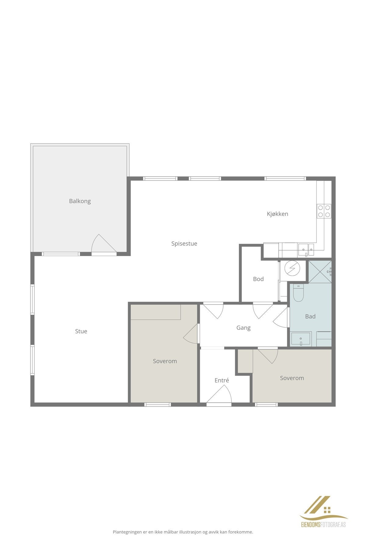 Plantegning Galleribilde