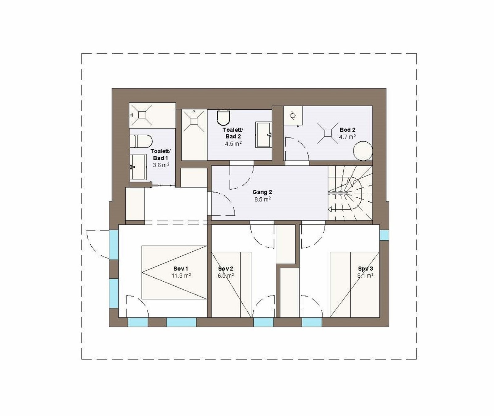 Plantegning sokkeletasje Vy14UH Galleribilde