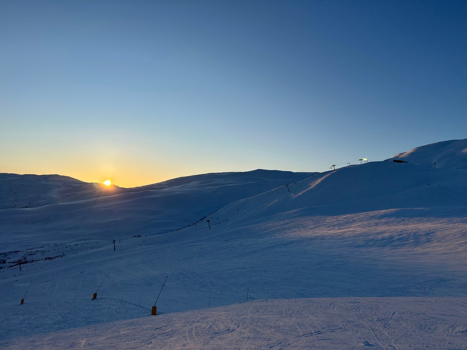 Foto fra alpinanlegget i Myrkdalen Galleribilde