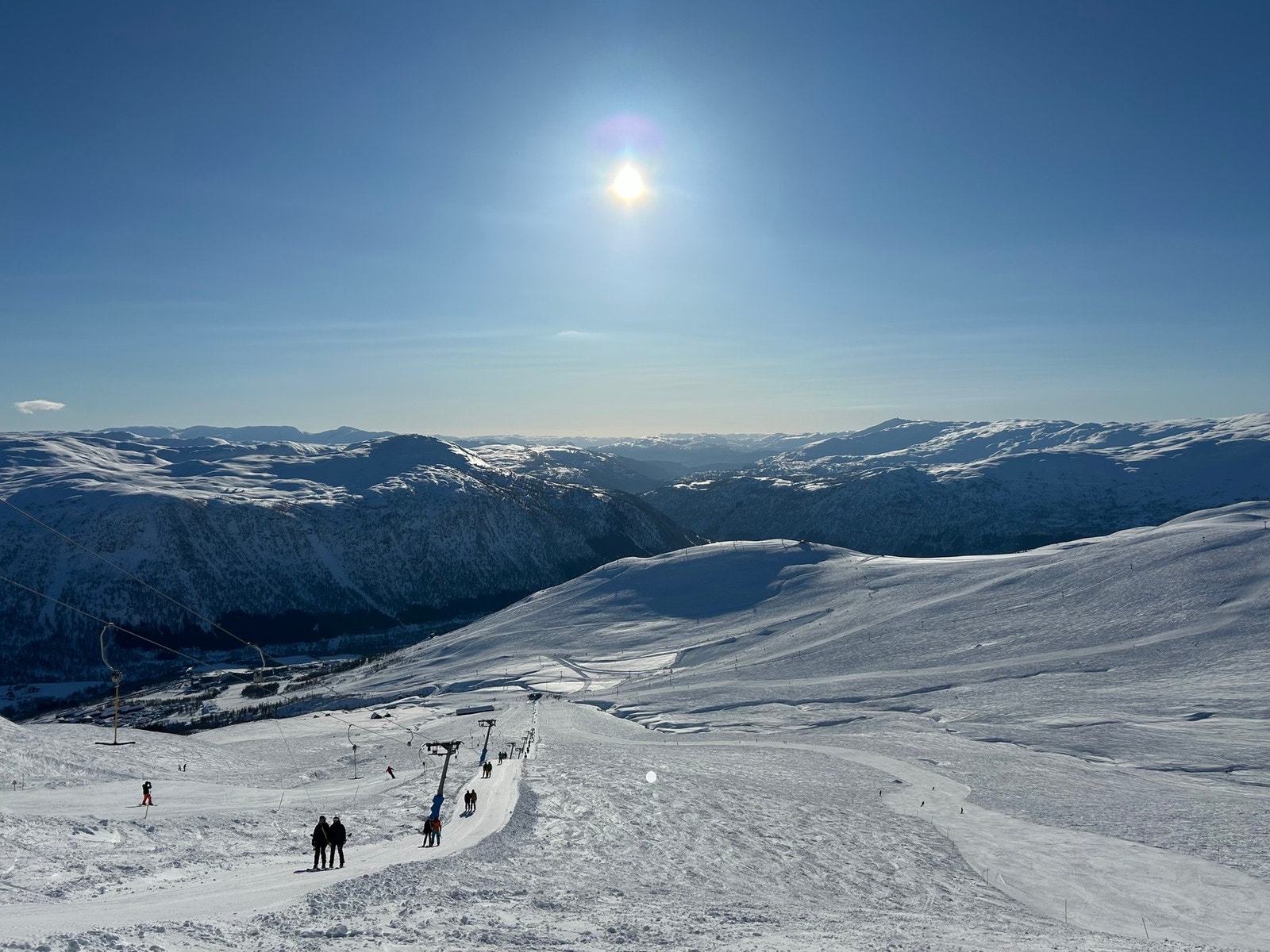 Foto fra alpinanlegget i Myrkdalen Galleribilde