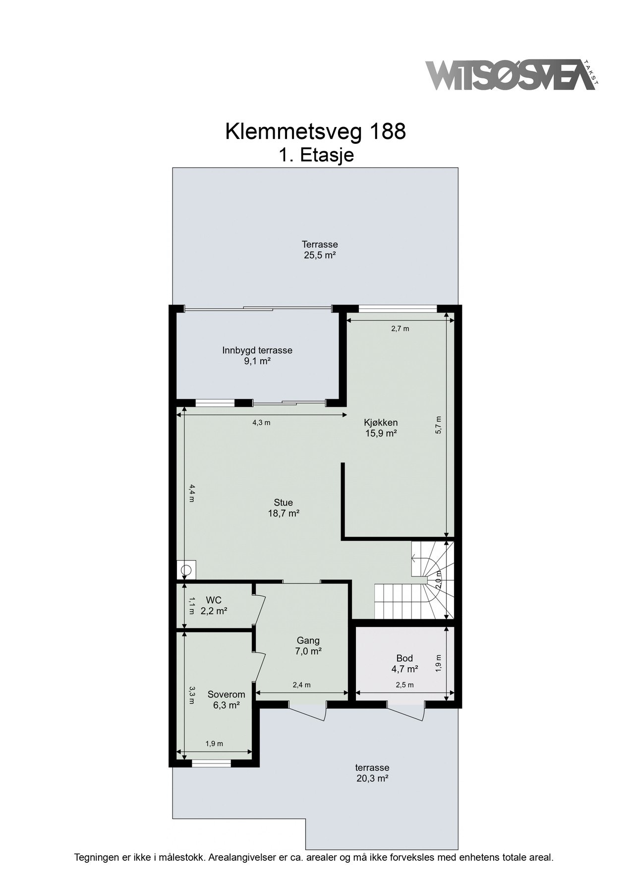 Planskisse 1.etasje Galleribilde