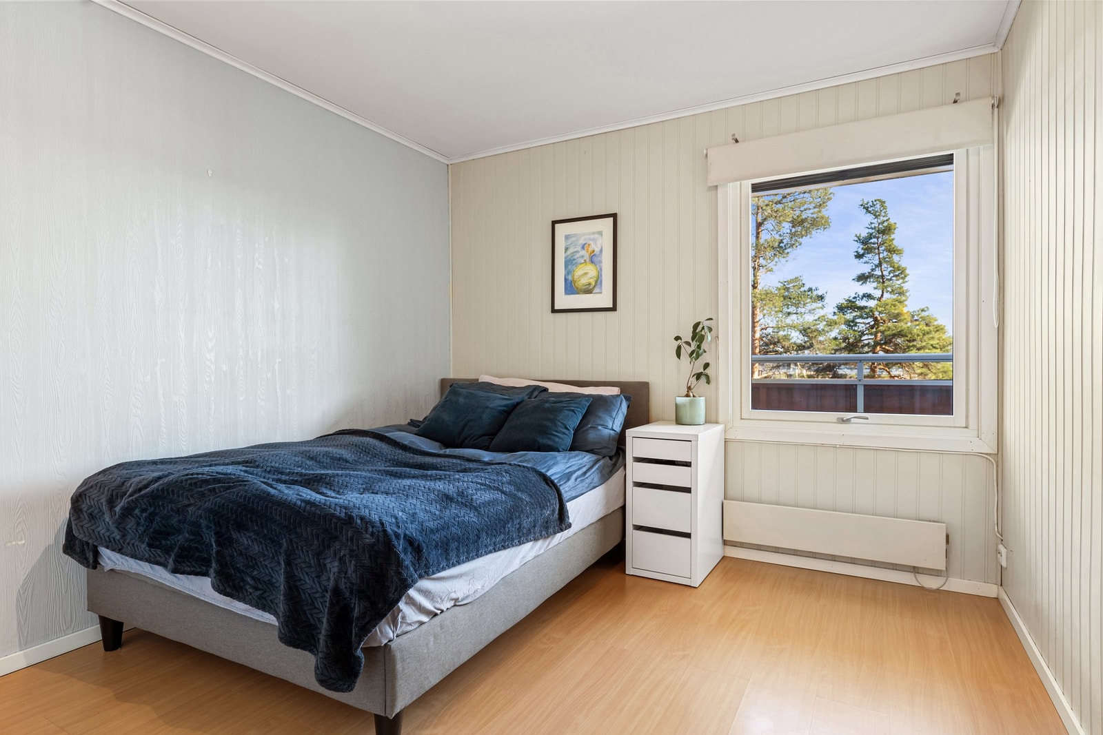 Det minste soverommet egner seg godt som barnerom, gjesterom eller hjemmekontor. Galleribilde