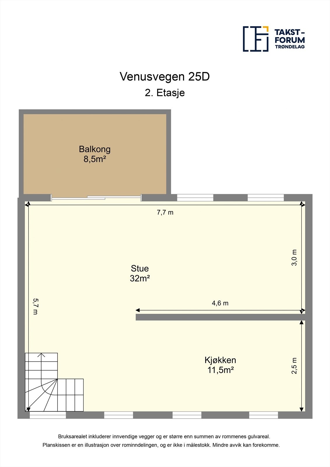 Planskisse -2. etasje Galleribilde