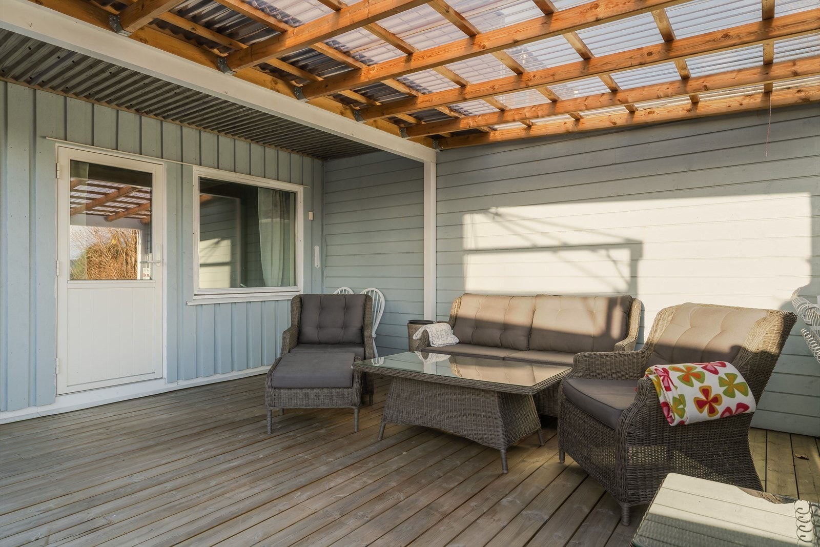 Terrassen ble etablert i 2020, og fremstår som ny! Galleribilde