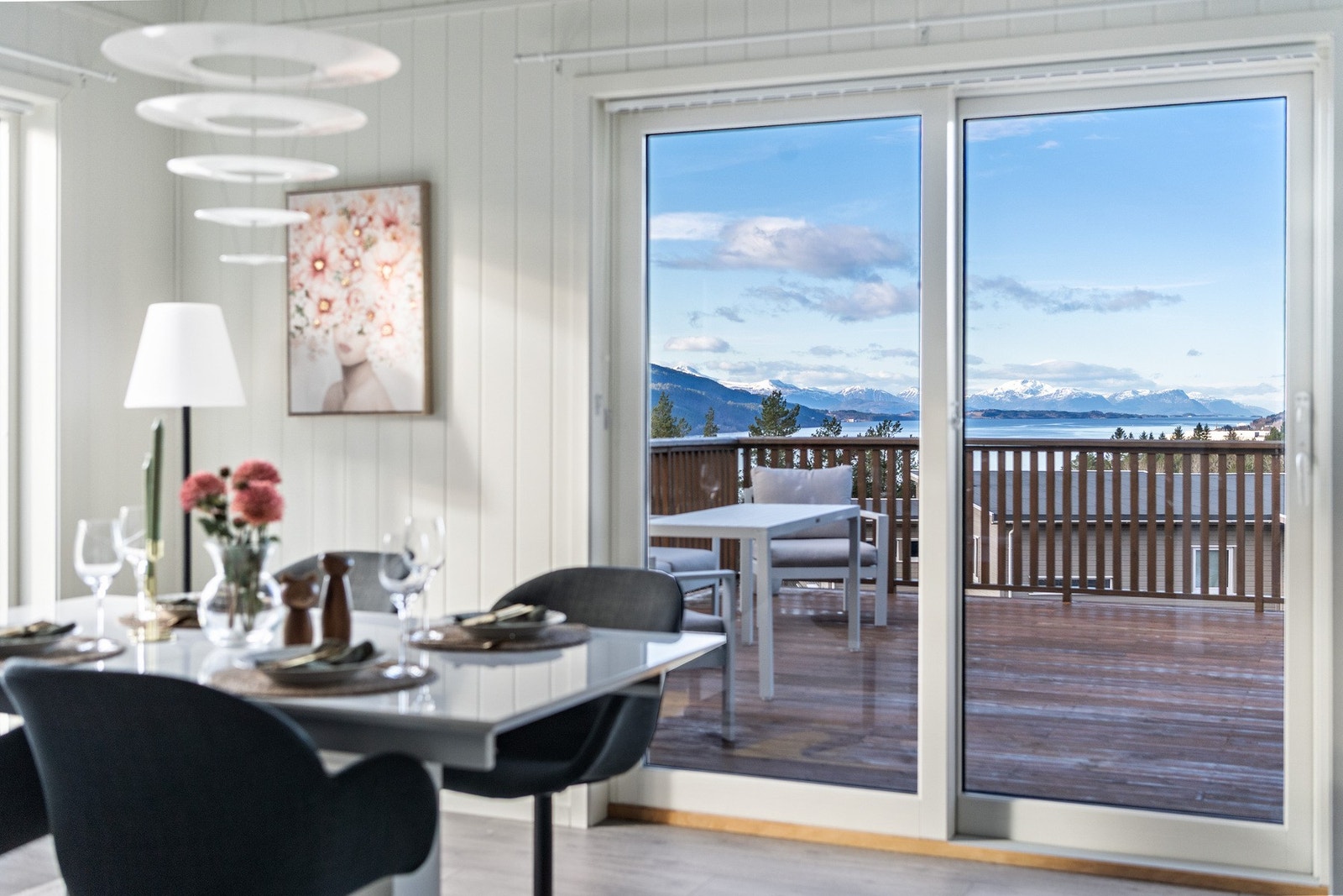 Nydelig utsikt fra stuen. Galleribilde