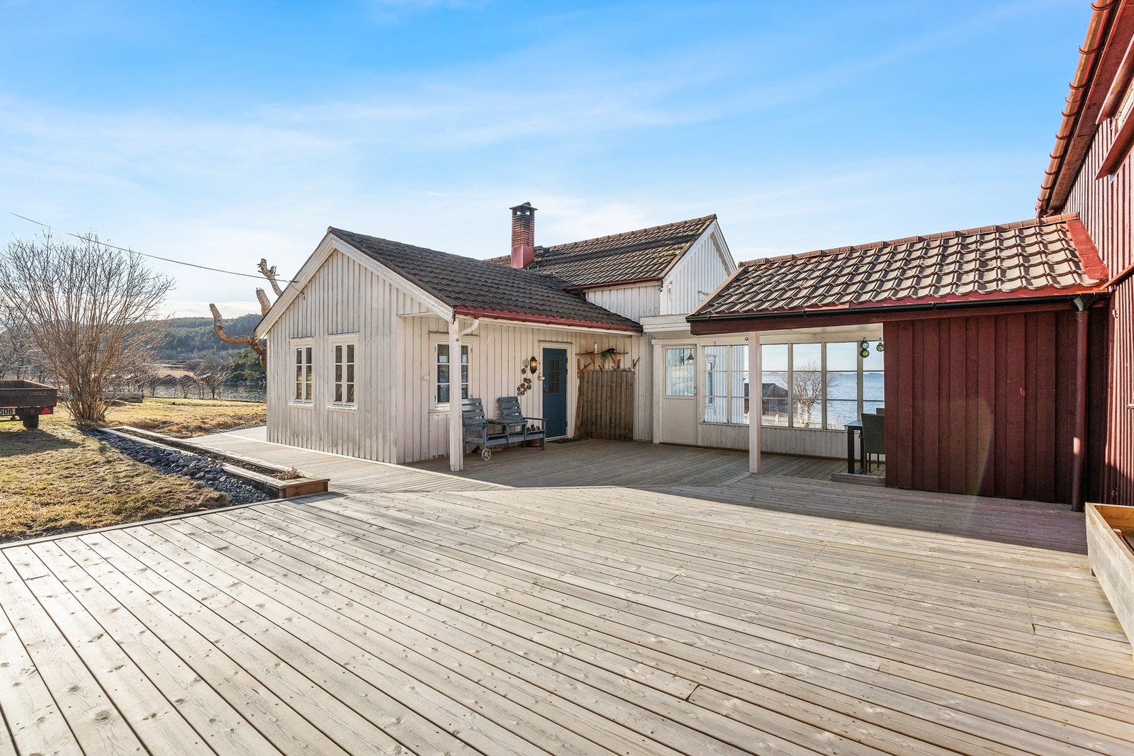 Stor terrasse Galleribilde