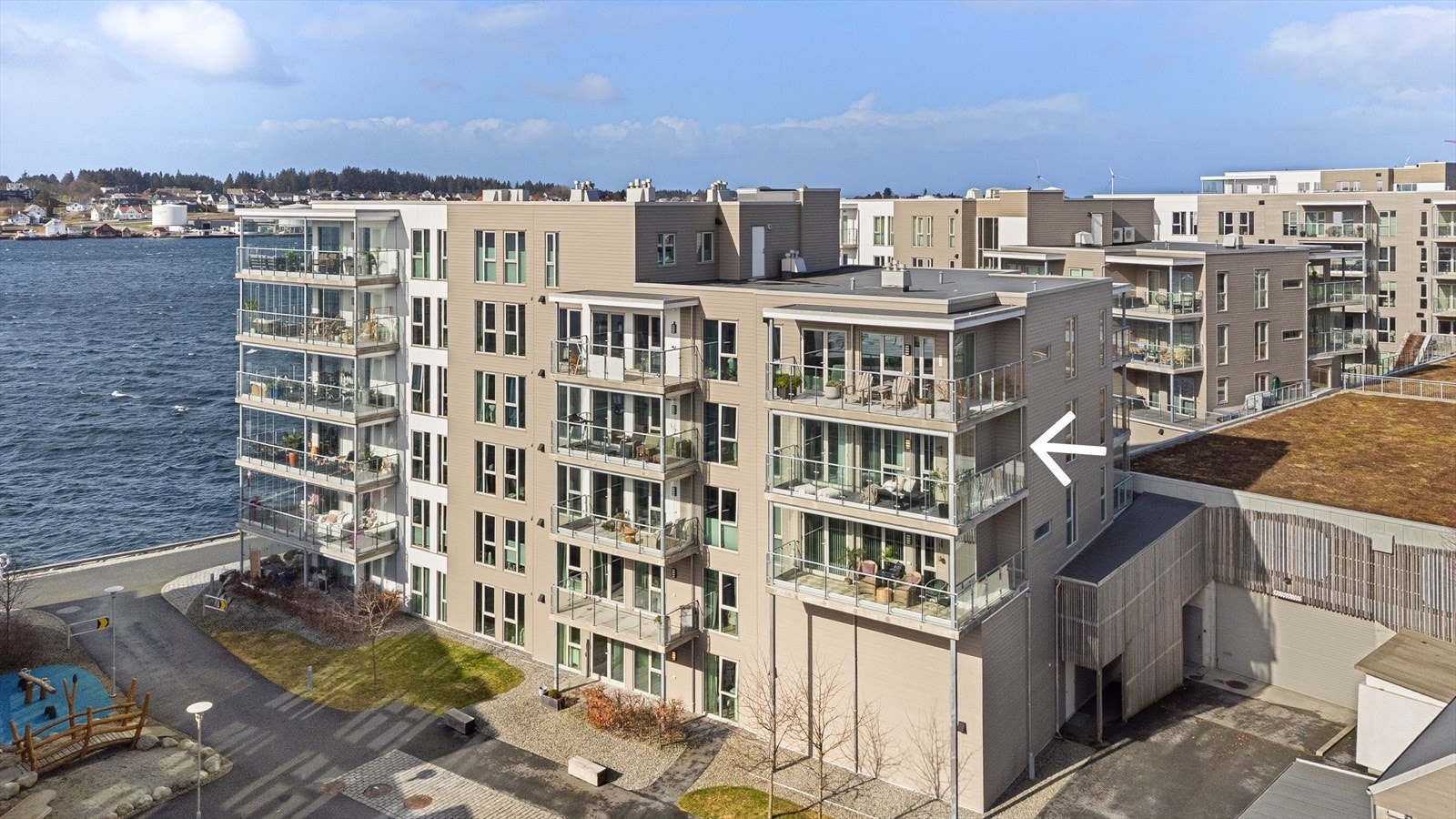 Leiligheten ligger i fjerde etasje. Galleribilde