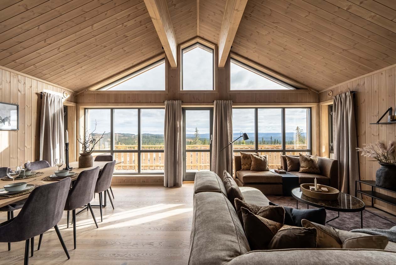 Interiørbilder fra en lik hytte. Farger og produkter kan avvike fra leveransen. Galleribilde