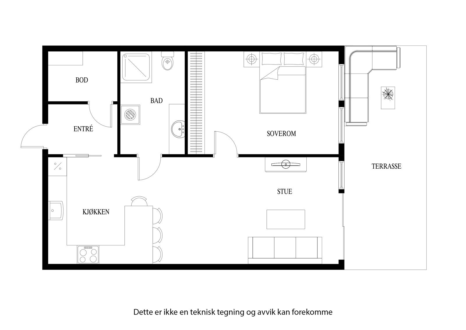 Plantegning Galleribilde