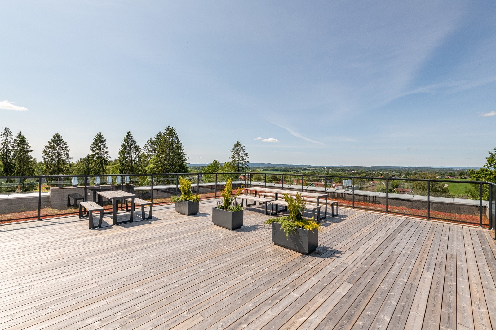 Felles takterrasse på hus C Galleribilde