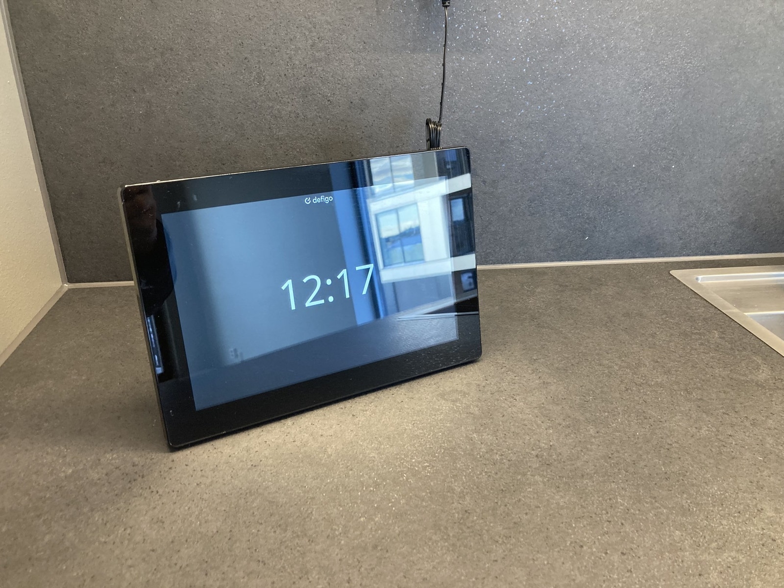 Display hvor man enkelt kan møte gjestene sine velkommen. Galleribilde