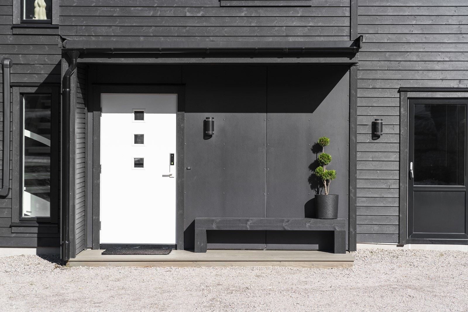 Et hyggelig inngangsparti Galleribilde