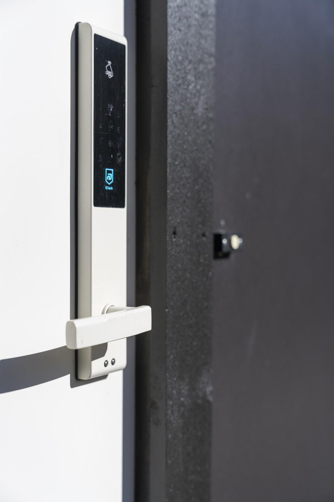 Boligen har smarthusløsning som gir kontroll over hjemmets tekniske enheter via app på mobiltelefon, som f.eks. lysstyring, adgangskontroll og varmestyring. Galleribilde