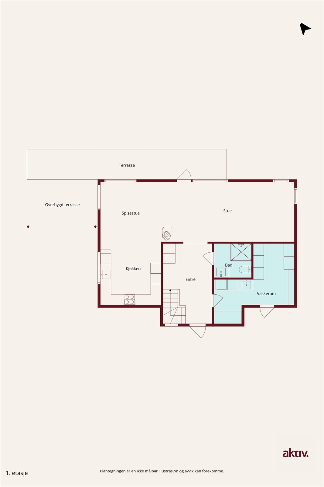 Plantegning Galleribilde