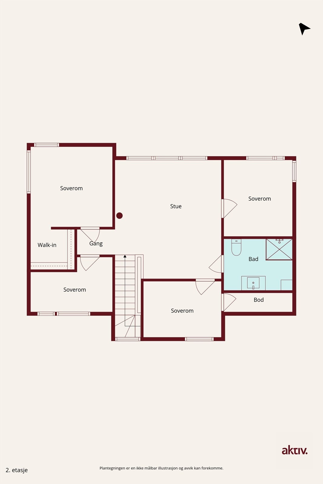 Plantegning Galleribilde