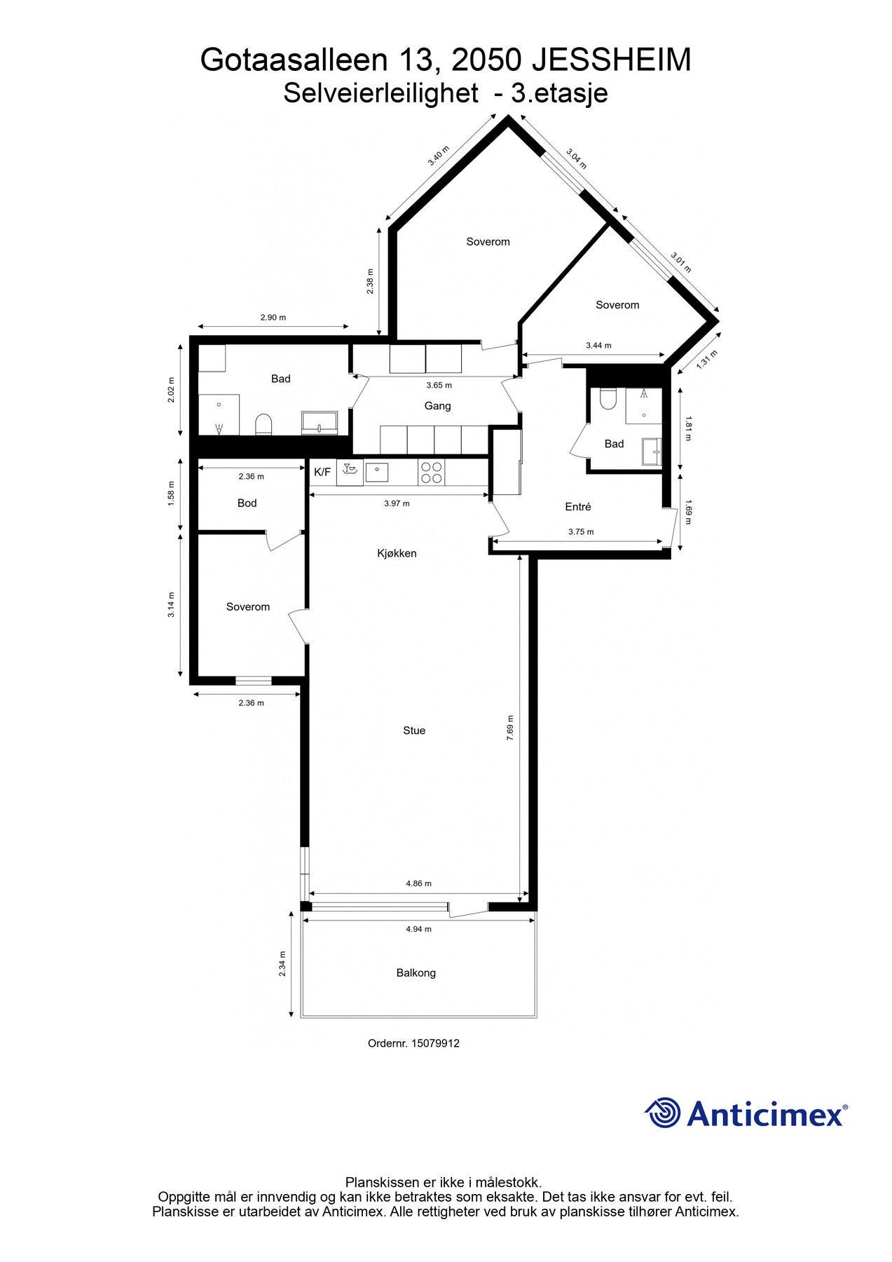 Plantegning. Galleribilde