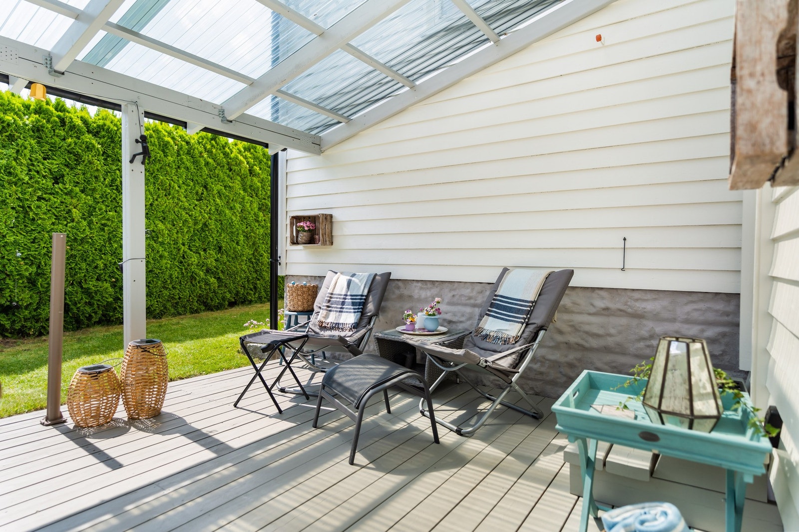 Perfekt plass for morgenkaffe eller kveldsro. Galleribilde