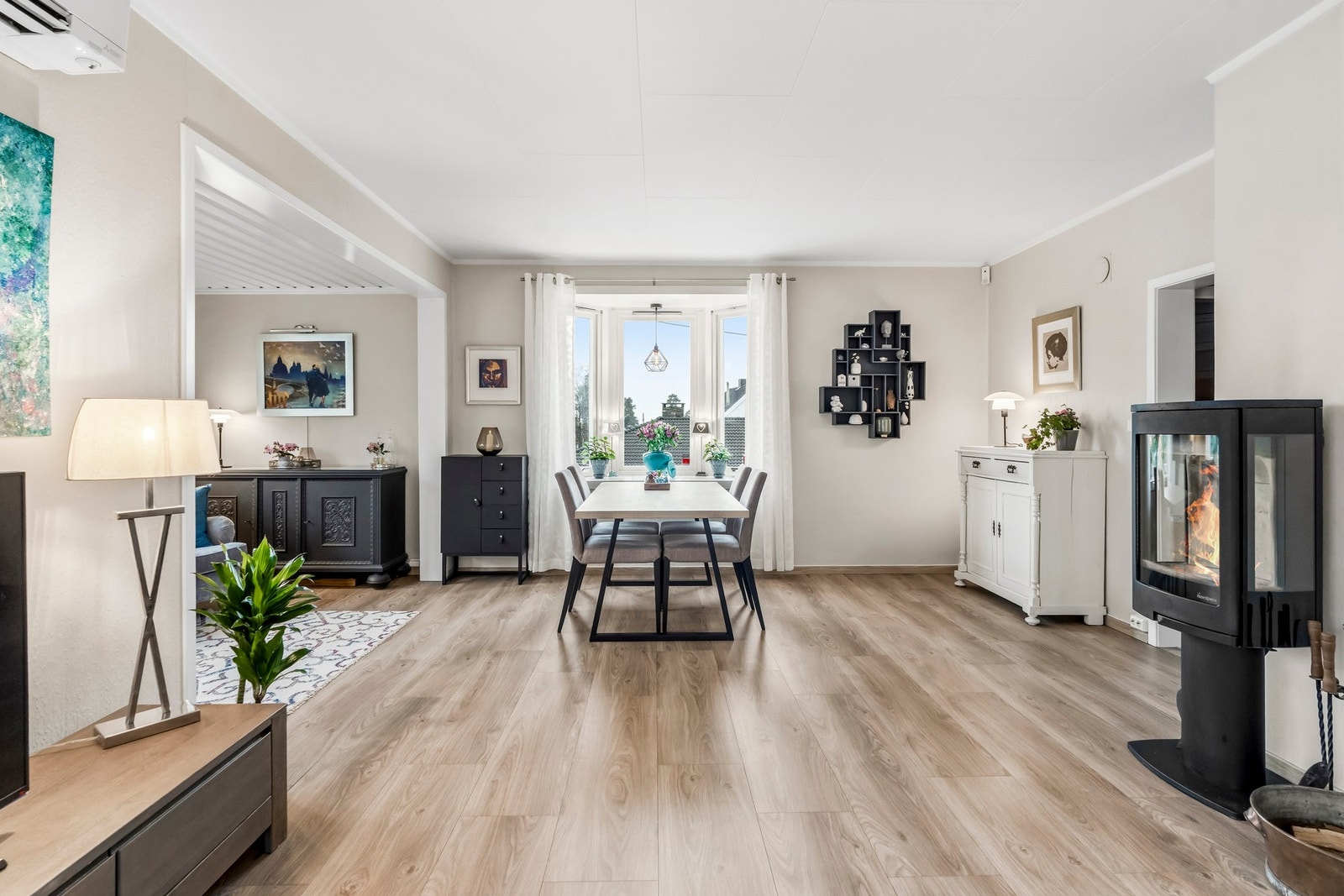 Vedovn som skaper en lun og hyggelig stemning. Galleribilde