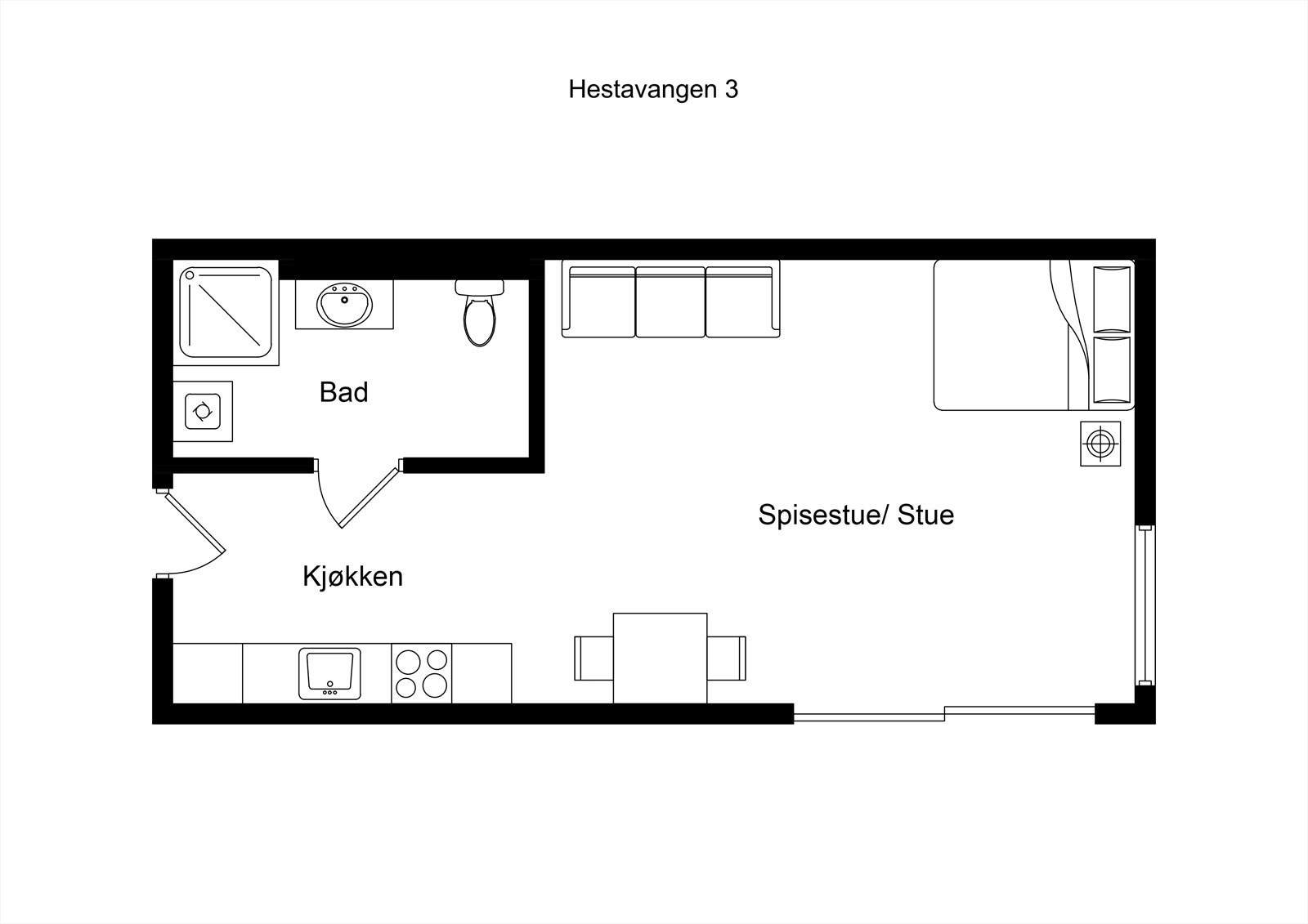 Plantegning Galleribilde