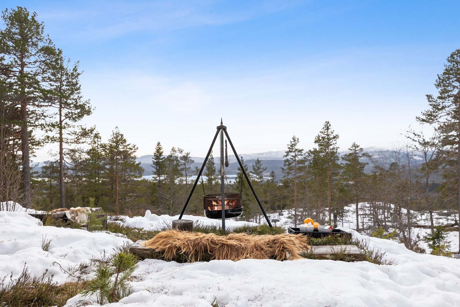 Trivelige uteområder med flott utsikt som innbyr til aktiviteter året rundt. Galleribilde
