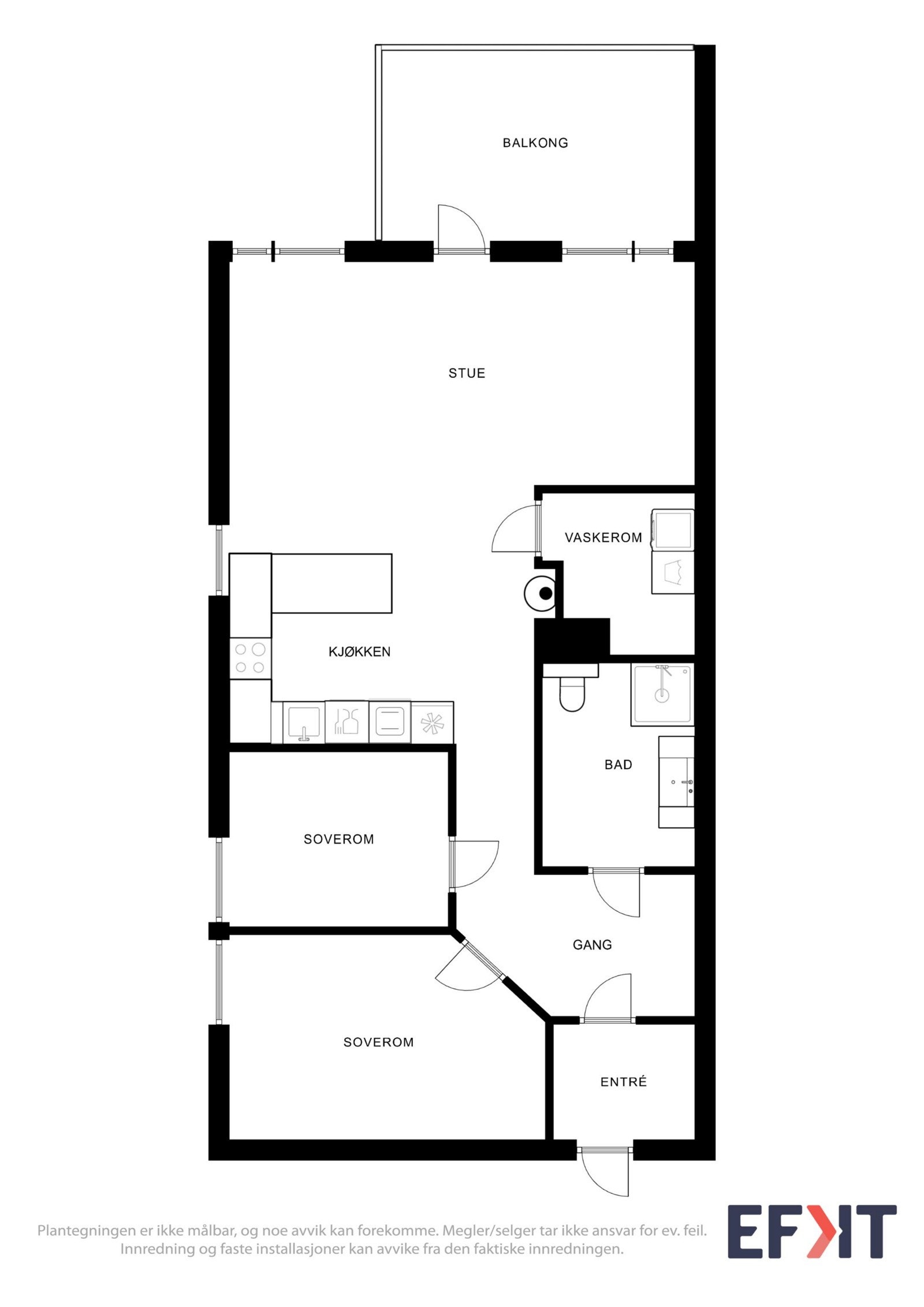 Planskisse Galleribilde