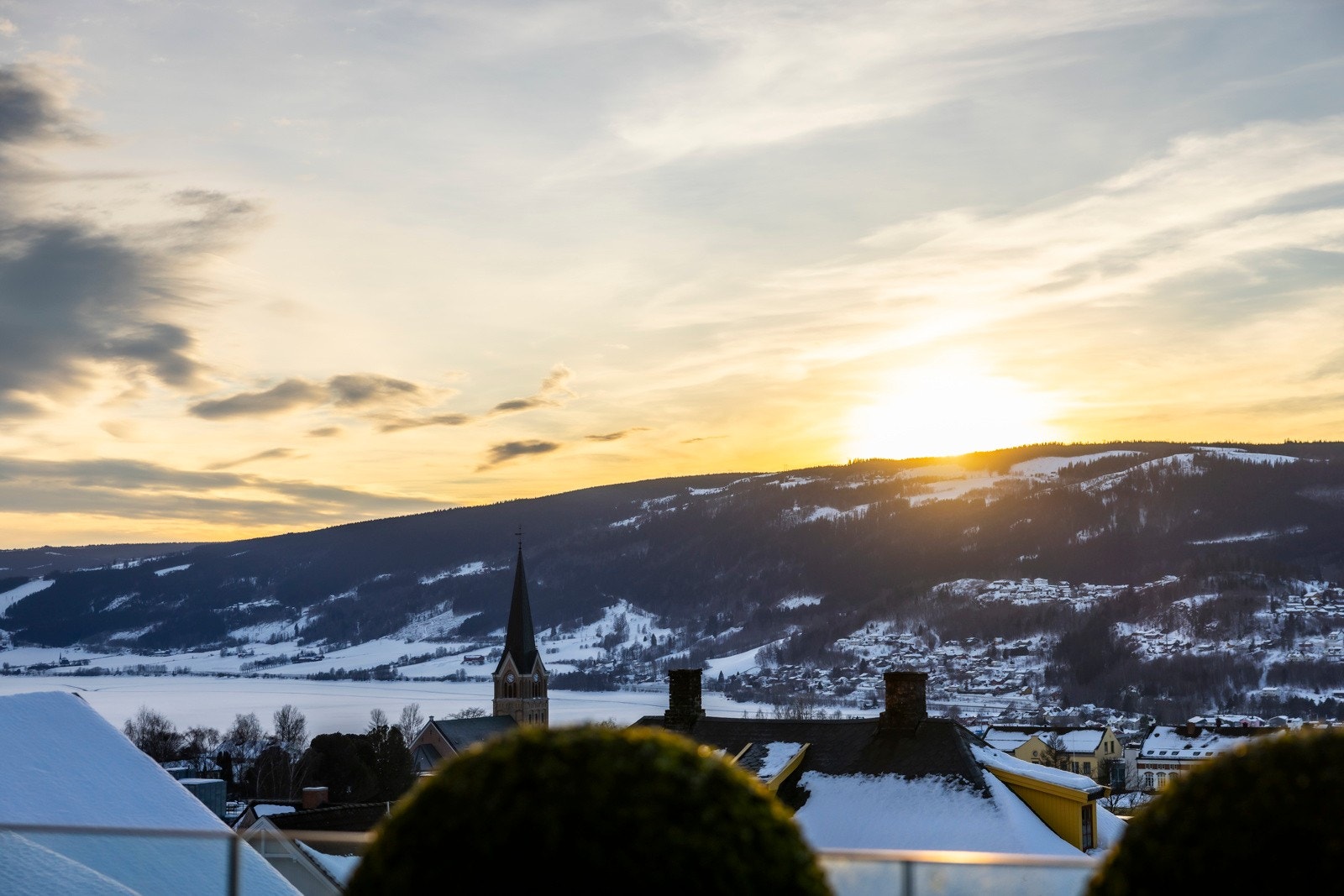 Solnedgang Galleribilde