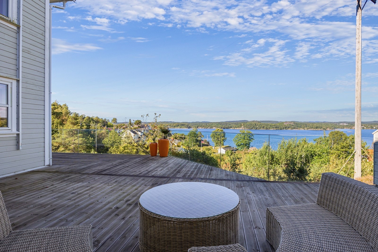 Nydelig panoramautsikt over vakre Hastensund Galleribilde