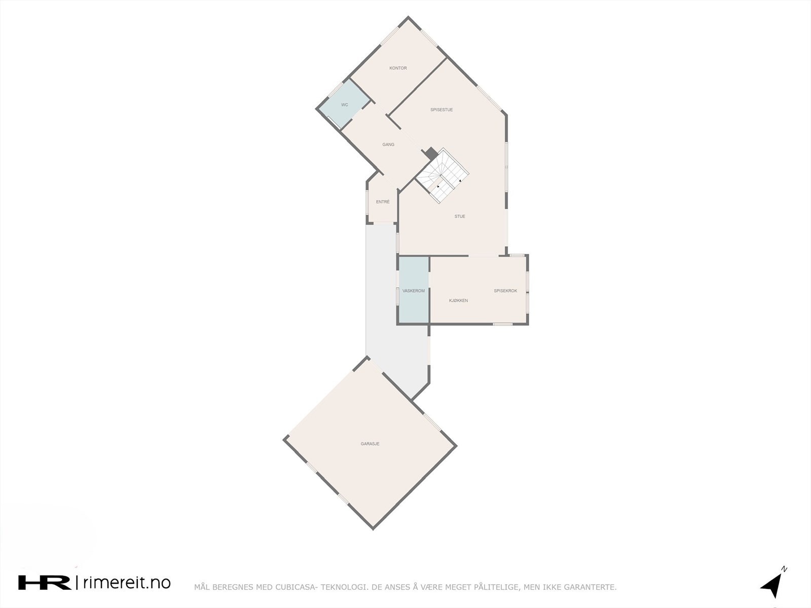 Plantegning hovedetasje Galleribilde