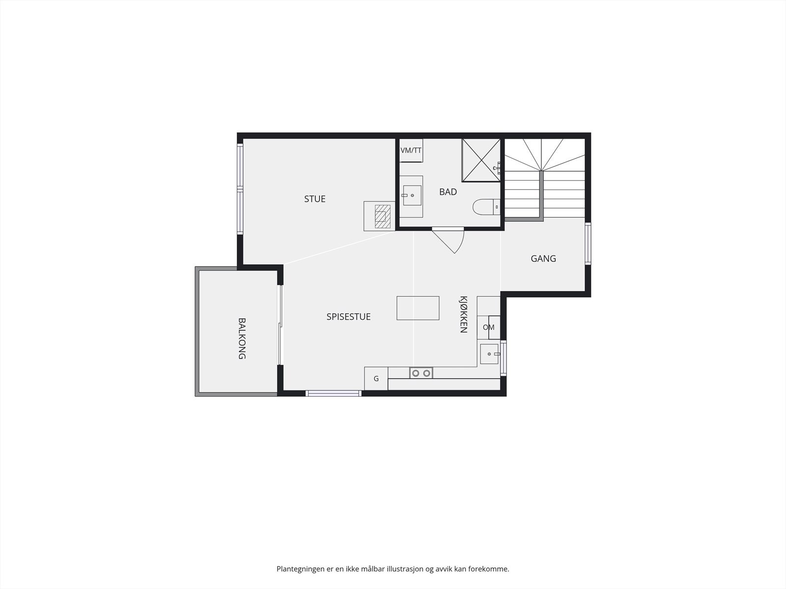 Plantegning 2. etasje. Galleribilde