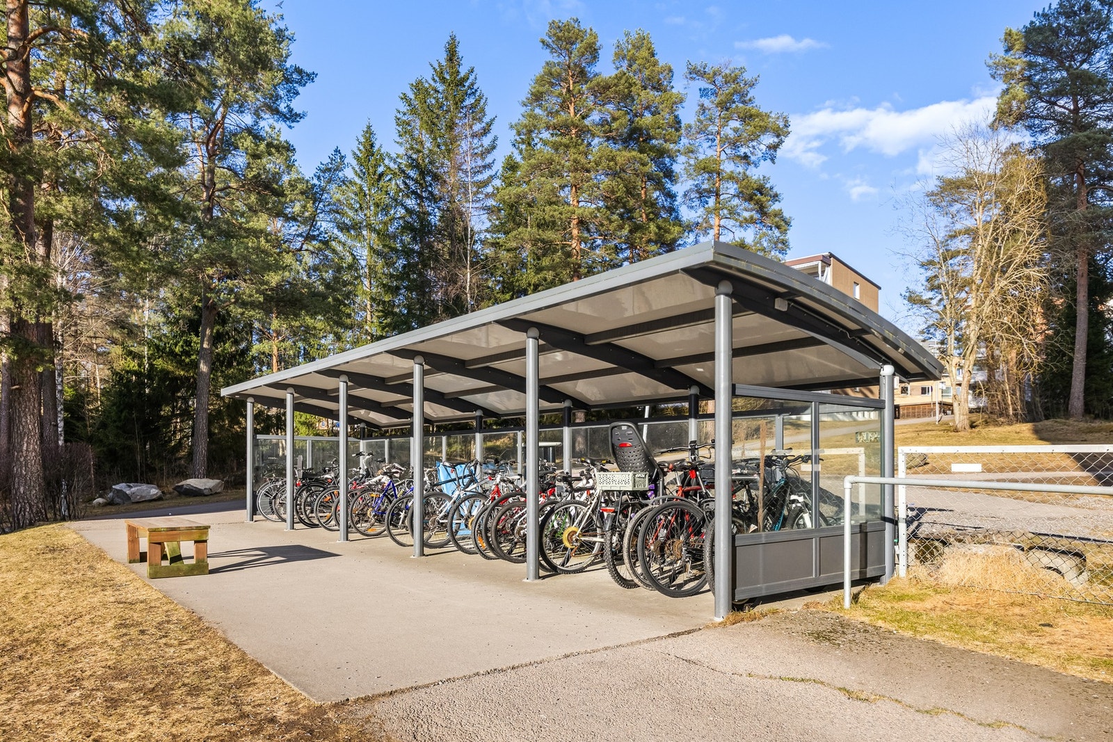 Sykkelstativ Galleribilde